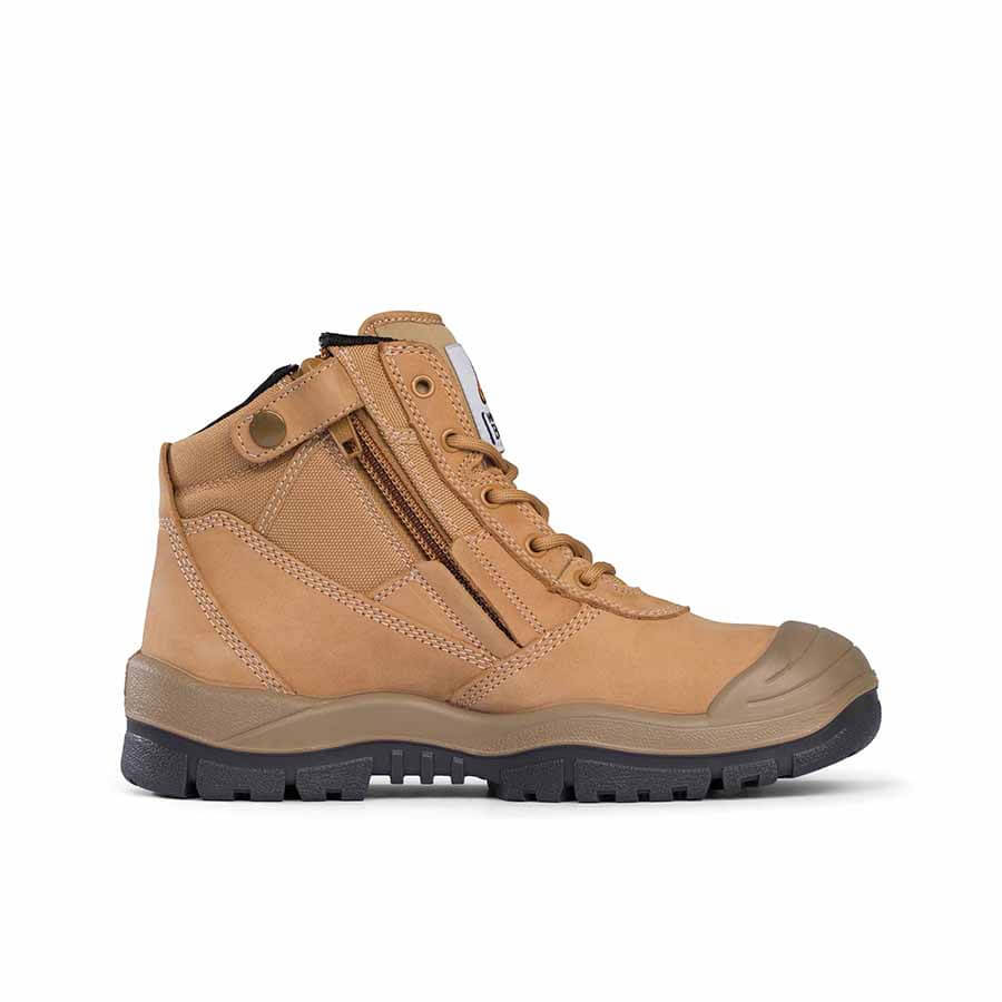 Mongrel 461 Lace Up Zip Side Ankle Scuff Cap Safety Boot