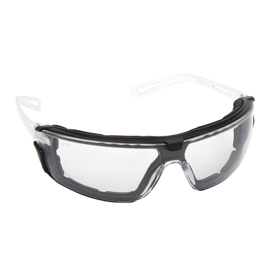 Force360 Air-G Clear Lens Safety Spectacle with Gasket Clear w/ Gasket