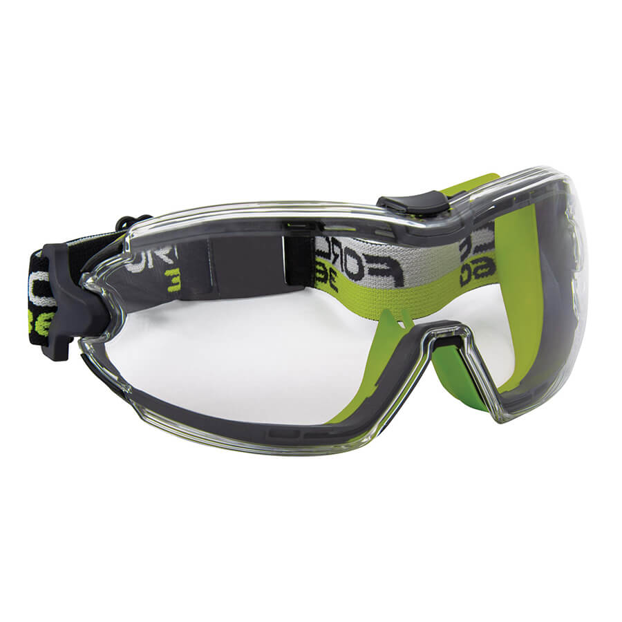 Force360 MultiFit Clear Lens Safety Goggle Clear