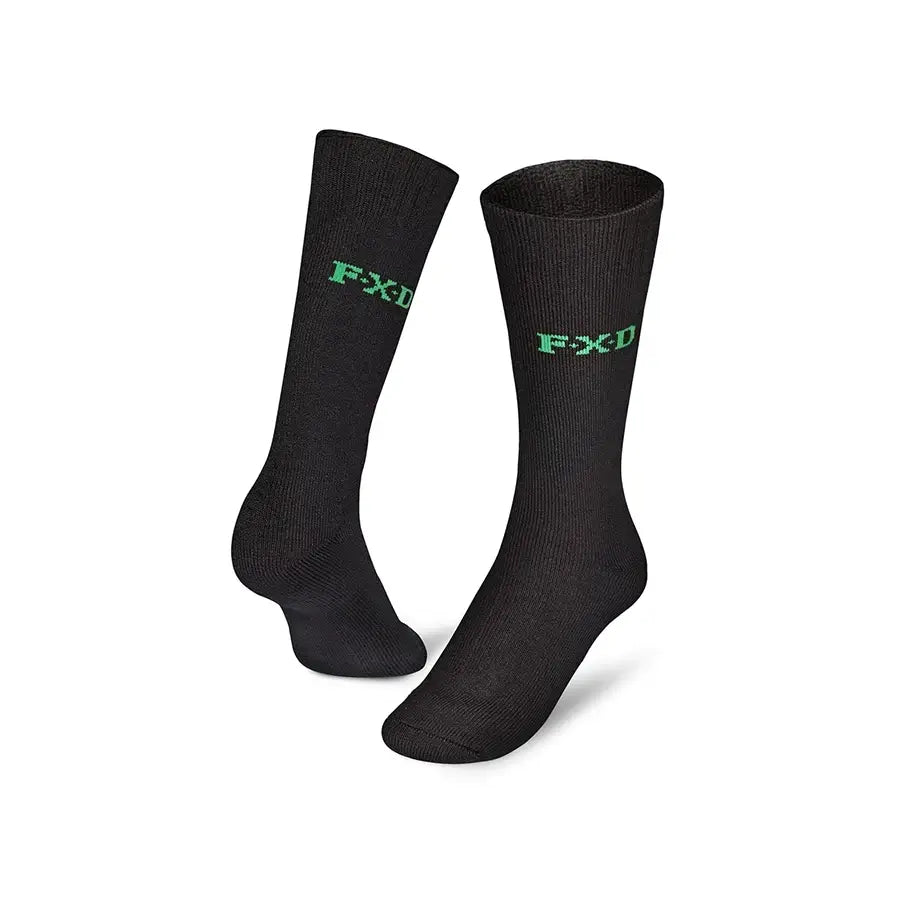 FXD SK5 Bamboo Sock Pack - 2 Pairs Size 7-11