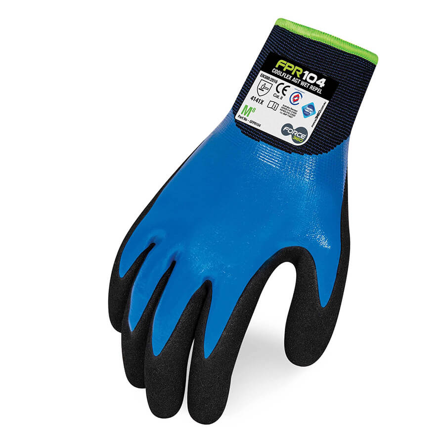 Force360 CoolFlex AGT WET Repel Nitrile Glove
