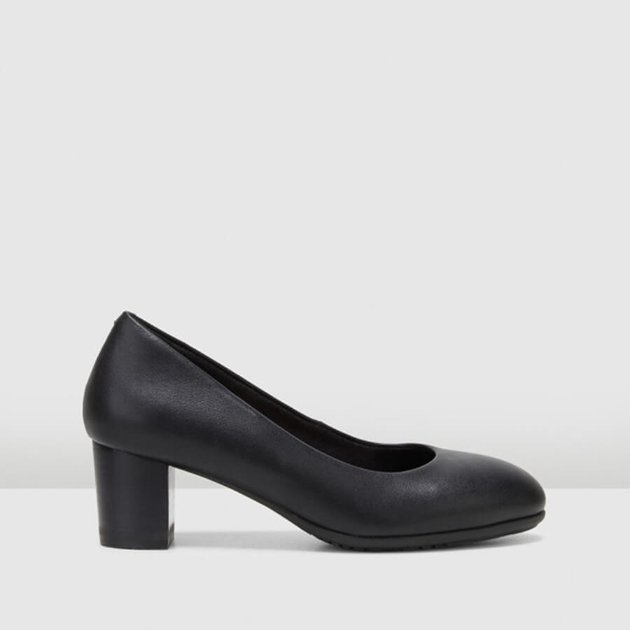 Hush Puppies The Block Heel Corporate Shoe Southern Cross Safety