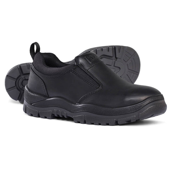 Mongrel (Mens) 315 - Steel Toe Slip-on Shoe (Stone) main image 1