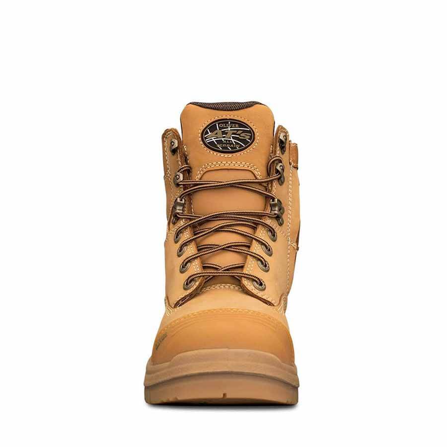 Oliver 55-332Z Lace/Zip Scuff Cap Safety Boot